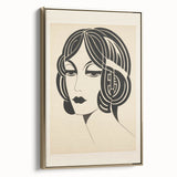 Modern Electric Portrait Canvas – Abstract Electric Art Print