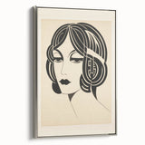 Modern Electric Portrait Canvas – Abstract Electric Art Print