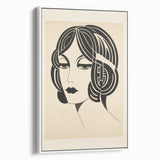 Modern Electric Portrait Canvas – Abstract Electric Art Print