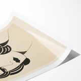 Modern Electric Portrait Canvas – Abstract Electric Art Print