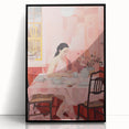 Modern Electric Dining Scene Canvas – Abstract Electric Art Print