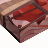 Modern Electric Dining Scene Canvas – Abstract Electric Art Print