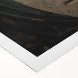 Abstract Electric Mask Portrait – Modern Electric Wall Art