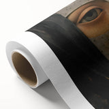 Abstract Electric Mask Portrait – Modern Electric Wall Art