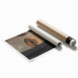 Abstract Electric Mask Portrait – Modern Electric Wall Art