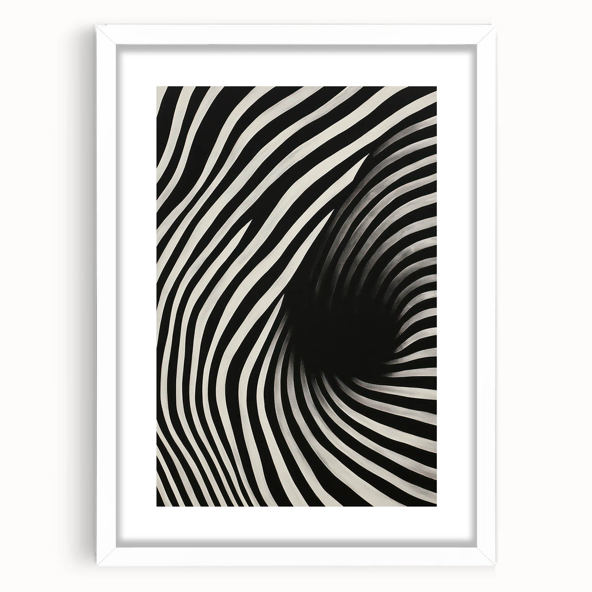 Abstract Electric Spiral Canvas – Modern Electric Wall Art
