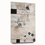 Modern Electric Floral Abstract Canvas – Electric Art Print