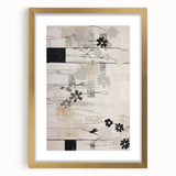 Modern Electric Floral Abstract Canvas – Electric Art Print