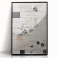 Modern Electric Floral Abstract Canvas – Electric Art Print