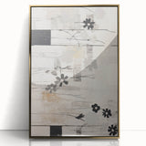 Modern Electric Floral Abstract Canvas – Electric Art Print