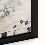 Modern Electric Floral Abstract Canvas – Electric Art Print