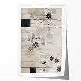 Modern Electric Floral Abstract Canvas – Electric Art Print