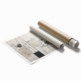 Modern Electric Floral Abstract Canvas – Electric Art Print