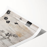 Modern Electric Floral Abstract Canvas – Electric Art Print