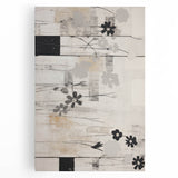 Modern Electric Floral Abstract Canvas – Electric Art Print