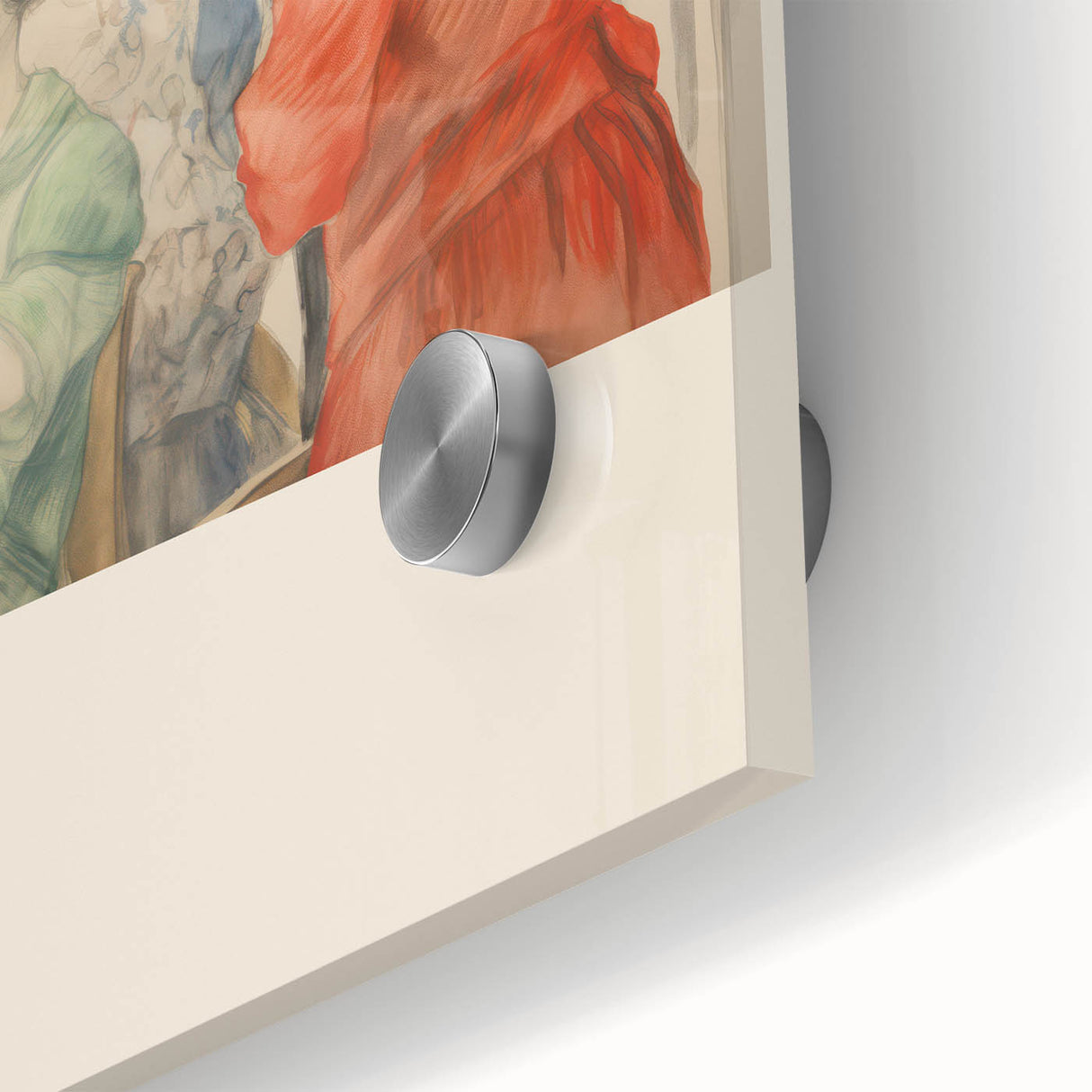 Electric Reflection Portrait Canvas – Modern Electric Art Print