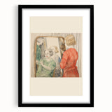 Electric Reflection Portrait Canvas – Modern Electric Art Print