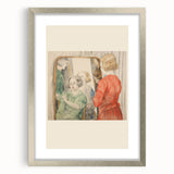 Electric Reflection Portrait Canvas – Modern Electric Art Print