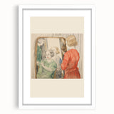 Electric Reflection Portrait Canvas – Modern Electric Art Print