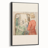 Electric Reflection Portrait Canvas – Modern Electric Art Print