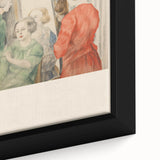 Electric Reflection Portrait Canvas – Modern Electric Art Print