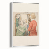 Electric Reflection Portrait Canvas – Modern Electric Art Print