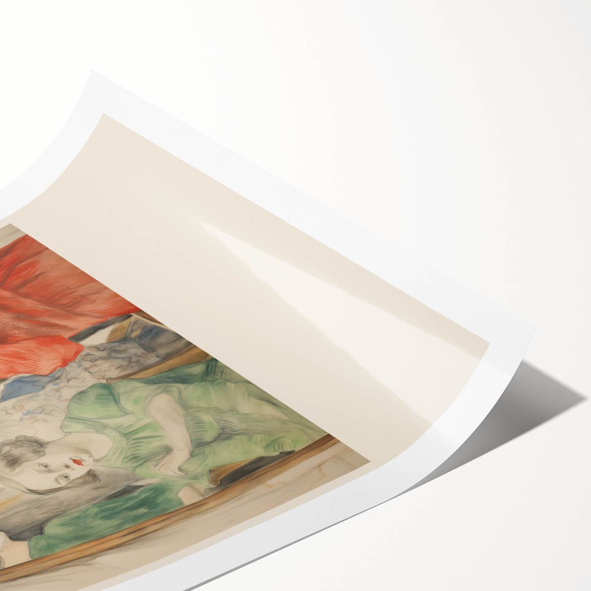 Electric Reflection Portrait Canvas – Modern Electric Art Print