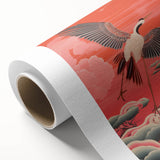 Electric Crane Artwork – Vibrant Modern Electric Bird Canvas Decor