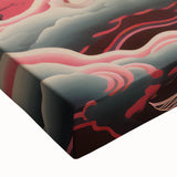 Electric Crane Artwork – Vibrant Modern Electric Bird Canvas Decor