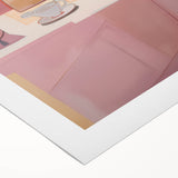 Modern Electric Portrait Canvas – Vibrant Dining Scene Art Print