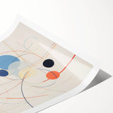 Abstract Electric Geometric Canvas – Modern Vibrant Art Print