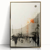 Urban Electric Abstract Canvas – Modern Grunge Art Print