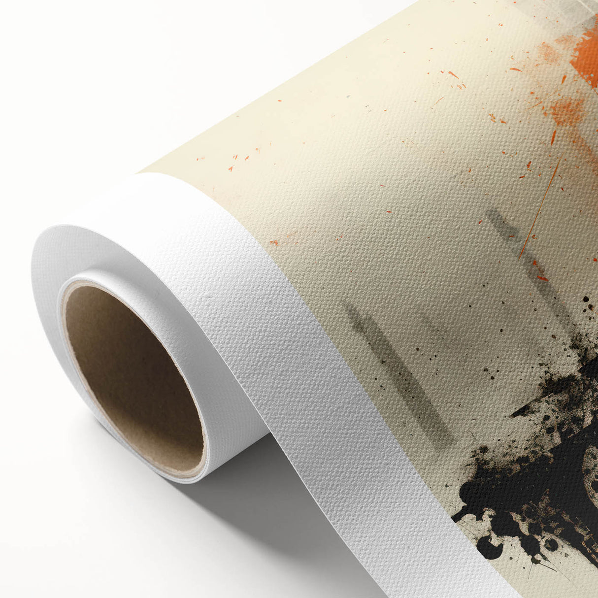 Urban Electric Abstract Canvas – Modern Grunge Art Print