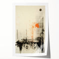 Urban Electric Abstract Canvas – Modern Grunge Art Print