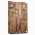 Elegant Electric Bird Canvas – Modern Nature-Inspired Art Print