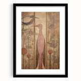 Elegant Electric Bird Canvas – Modern Nature-Inspired Art Print