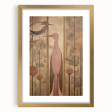 Elegant Electric Bird Canvas – Modern Nature-Inspired Art Print