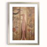 Elegant Electric Bird Canvas – Modern Nature-Inspired Art Print