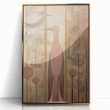 Elegant Electric Bird Canvas – Modern Nature-Inspired Art Print