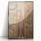 Elegant Electric Bird Canvas – Modern Nature-Inspired Art Print
