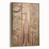 Elegant Electric Bird Canvas – Modern Nature-Inspired Art Print