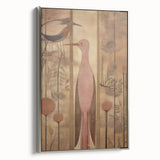 Elegant Electric Bird Canvas – Modern Nature-Inspired Art Print