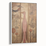 Elegant Electric Bird Canvas – Modern Nature-Inspired Art Print