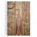Elegant Electric Bird Canvas – Modern Nature-Inspired Art Print
