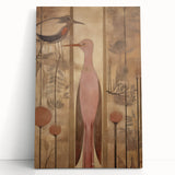 Elegant Electric Bird Canvas – Modern Nature-Inspired Art Print