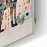 Abstract Electric Cat Canvas – Colorful Modern Art Print