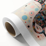 Abstract Electric Cat Canvas – Colorful Modern Art Print