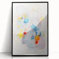 Vibrant Electric Abstract Swirls Canvas – Modern Dynamic Art Print