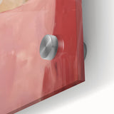 Modern Electric Portrait Canvas – Elegant Pink Art Print