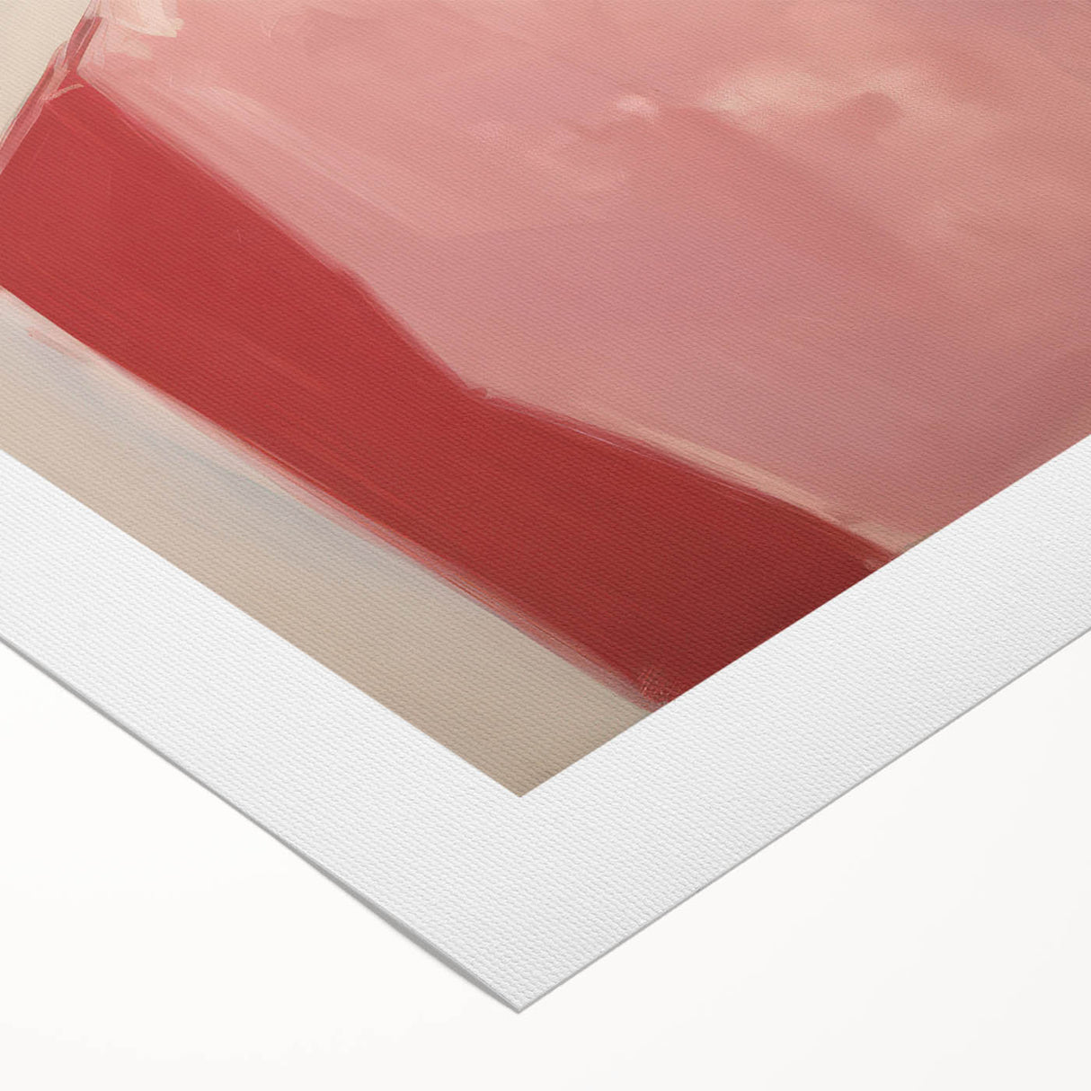 Modern Electric Portrait Canvas – Elegant Pink Art Print